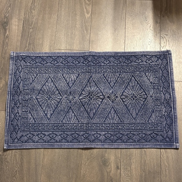 Anthropologie Misona Stonewashed Cotton Bath Mat - Picture 1 of 3